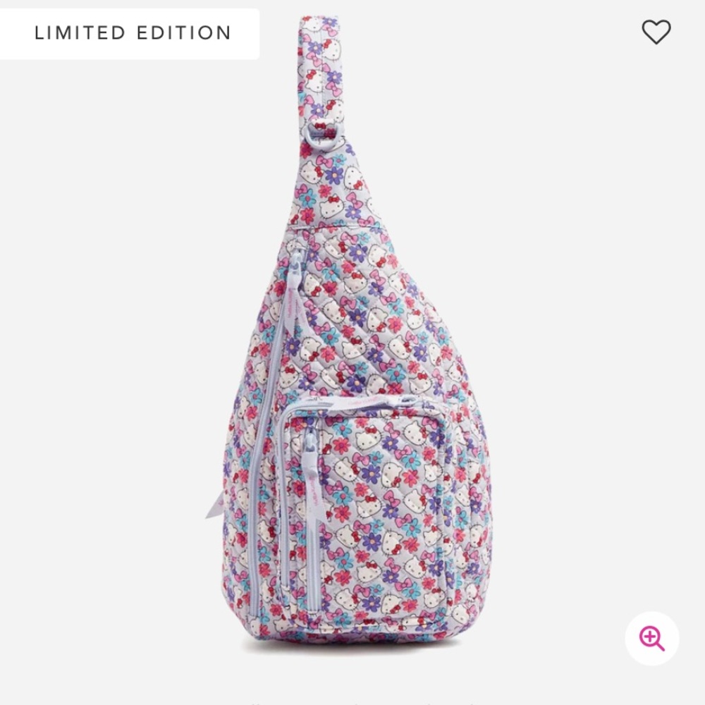 🎀 NWT Vera Bradley x Hello Kitty 🎀 Limited Edition Sling Backpack